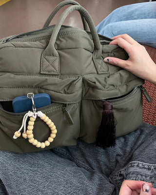 [7th Re-release] (ORIGINAL) Cord Knot Wood Keyring (natural)