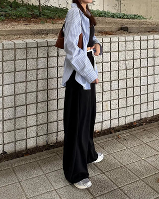 Waist string pants