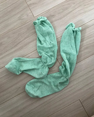 See-through color socks