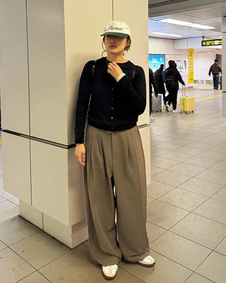 (Unisex) Pintuck Balloon Slacks