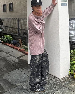 Camouflage cargo pants