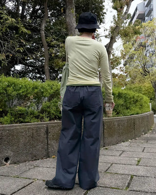 Pintuck Cotton Pants