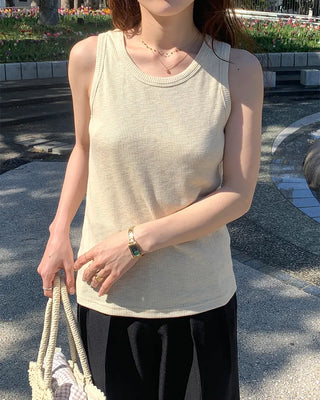 Round Rib Sleeveless