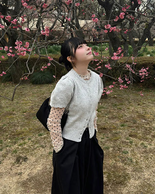 Polka Dot See-Through T-Shirt