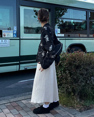 Bustier knit long dress
