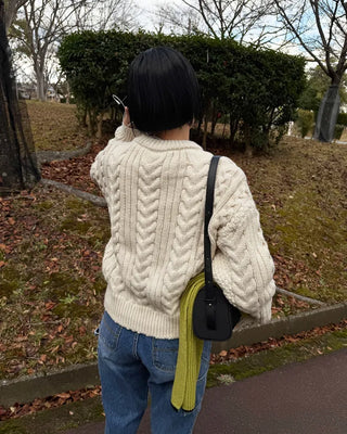 Cable Knit Crew Neck
