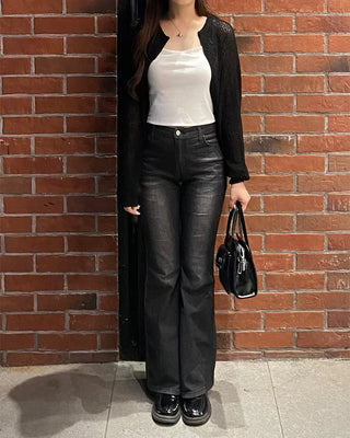 Cropped bolero cardigan