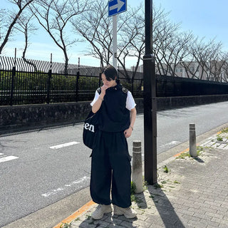 (Unisex) Hooded Anorak Vest