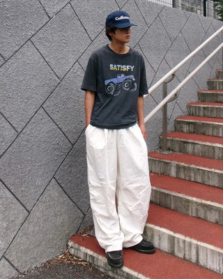 Linen balloon pants