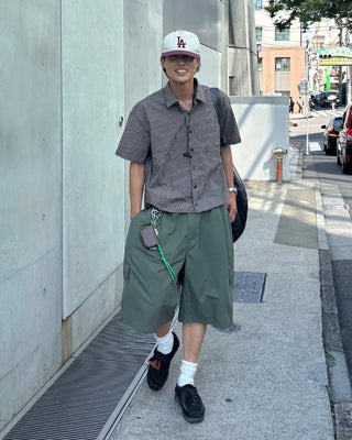 Cropped Check Shirt