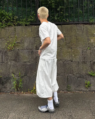 Two-pleat Bermuda shorts