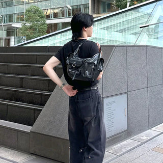 Multi-pocket shoulder bag