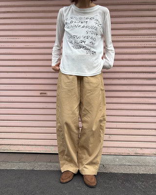 Barrel Cotton Pants