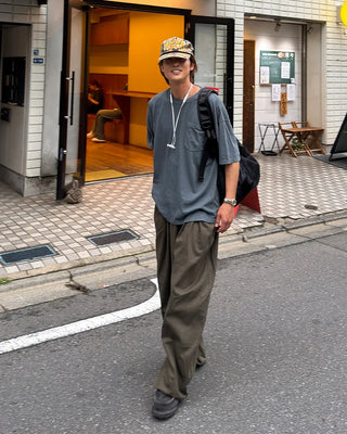 Pintuck balloon pants