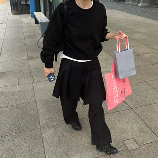 Basic cropped sweatshirt