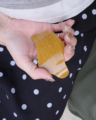 Wood texture hairpin