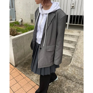 Pleated elastic waist medium skirt