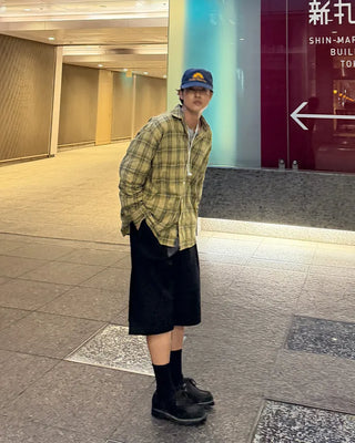 Glen check shirt