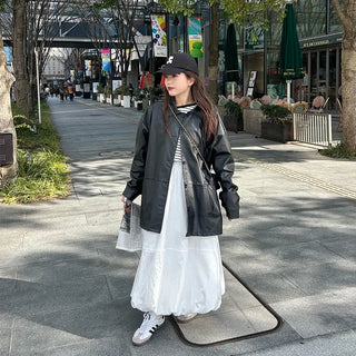 Balloon long skirt