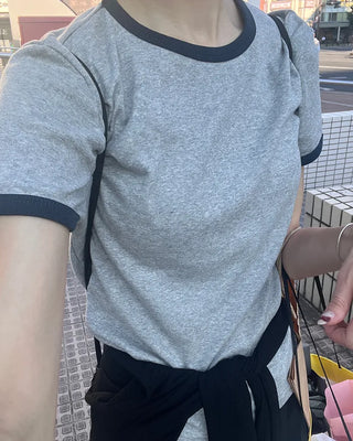 Two-tone ringer T-shirt