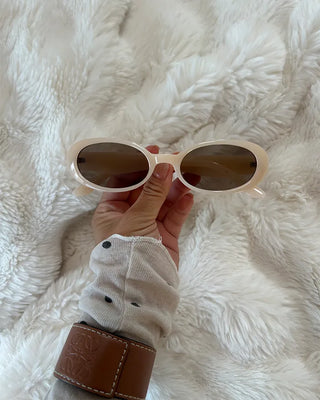 Slim oval sunglasses