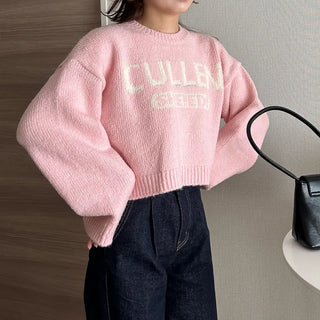 Lettering Point Knit