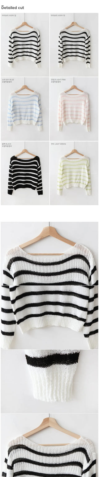 Striped Boucle Knit