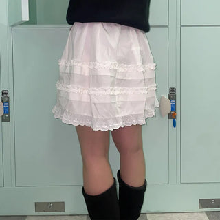 Lace medium skirt