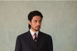 [CULTUM] 1930s Pinstripe Double-Breasted Peak Lapel Suit