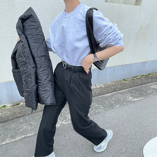 basic leather belt