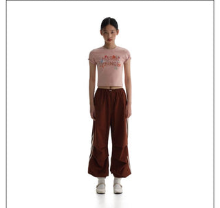 [MASONPRINCE] Side Stripe Parachute Pants