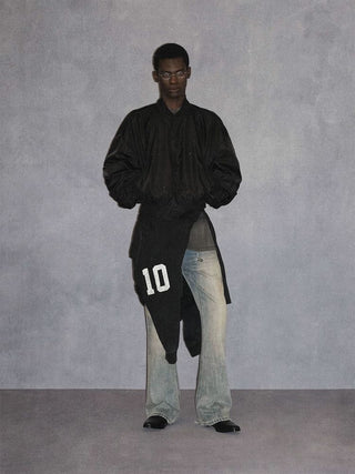 [MASONPRINCE] Lightweight Nylon Bomber Jacket