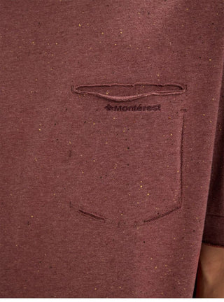 [Monterest] Speckled Yarn Workwear Pocket Tee