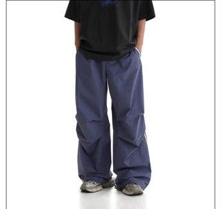 [MASONPRINCE] Side Stripe Parachute Pants