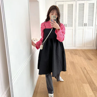 Back Point Ribbon Dress