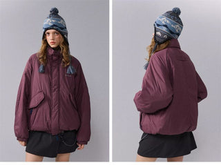 [Monterest] Water-Resistant Stand Collar Padded Jacket