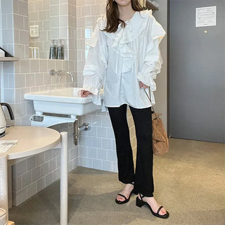 Frilled blouse