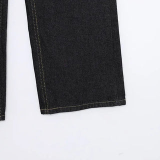 Straight-leg jeans