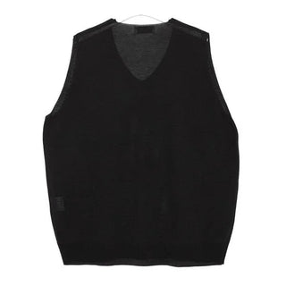 Linen knit vest