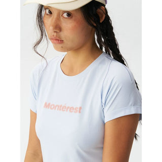 [Monterest] Quick-Dry Slim Fit Logo Crop Top