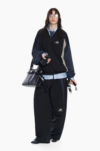 [MASONPRINCE] 90s Color Block Track Jacket & Pants Set