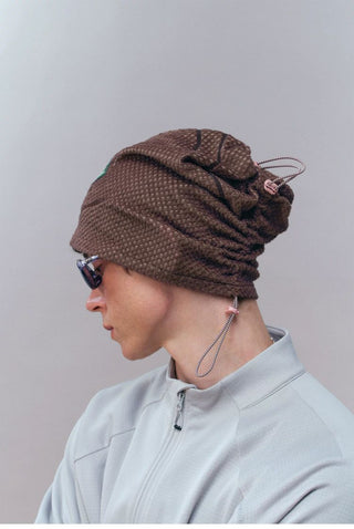 [Monterest] Fleece Beanie with Dual Track Drawstring