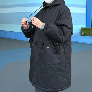 Hooded long jumper