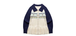 [NECY] North Fantasy Lace Hem Cardigan