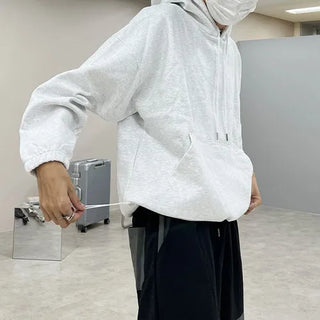 Cotton pocket hooded parka