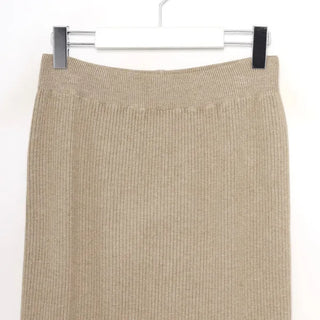 Long knit skirt