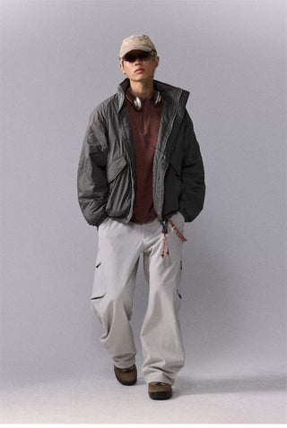 [Monterest] Water-Resistant Stand Collar Padded Jacket