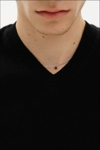 [MASONPRINCE] Wool Blend V-Neck Knit Sweater