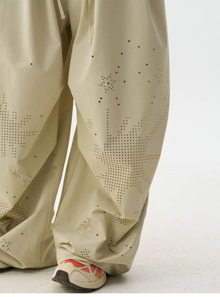 [Monterest] Quick-Dry Burnout Wide Leg Pants