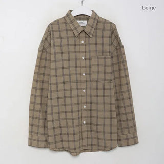 Seersucker overcheck shirt